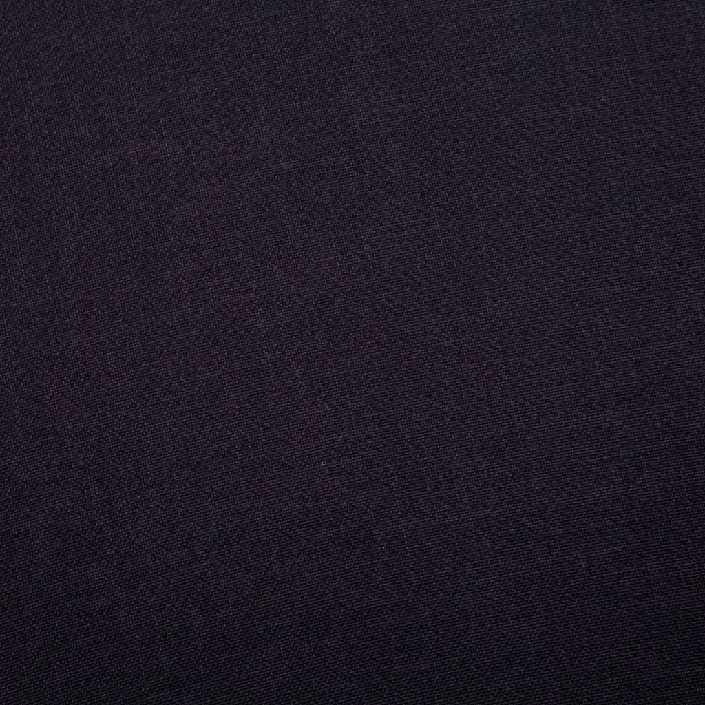 Divano a 2 posti per soggiorno salotto o arredamento di casa 116 x 70 x 73 cm tessuto nero 02_0019541