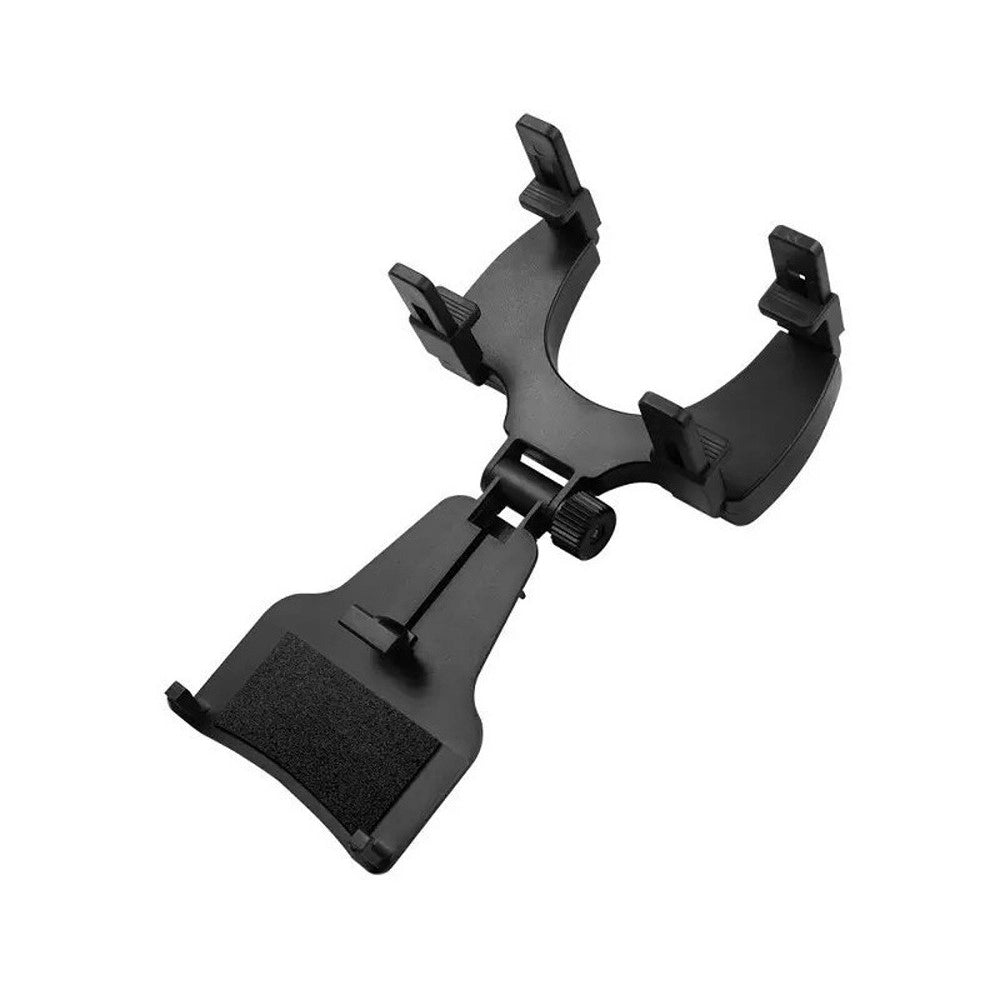 Trade Shop - Porta Cellulare Supporto Da Specchietto Retrovisore Auto Navigatore Regolabile -