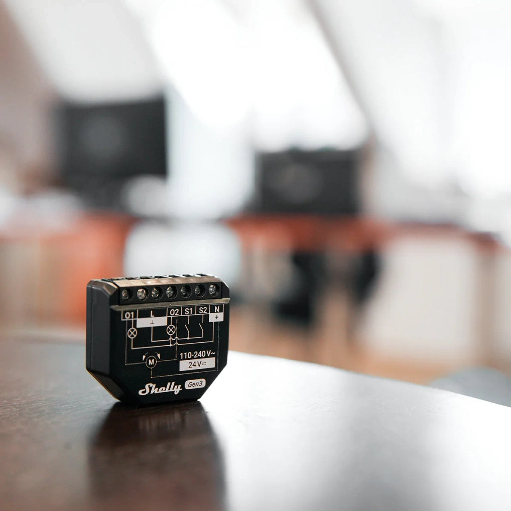 Shelly 2PM Gen3 - Relè Smart Wi-Fi con Misurazione Consumi - Confezione da 2 Pezzi