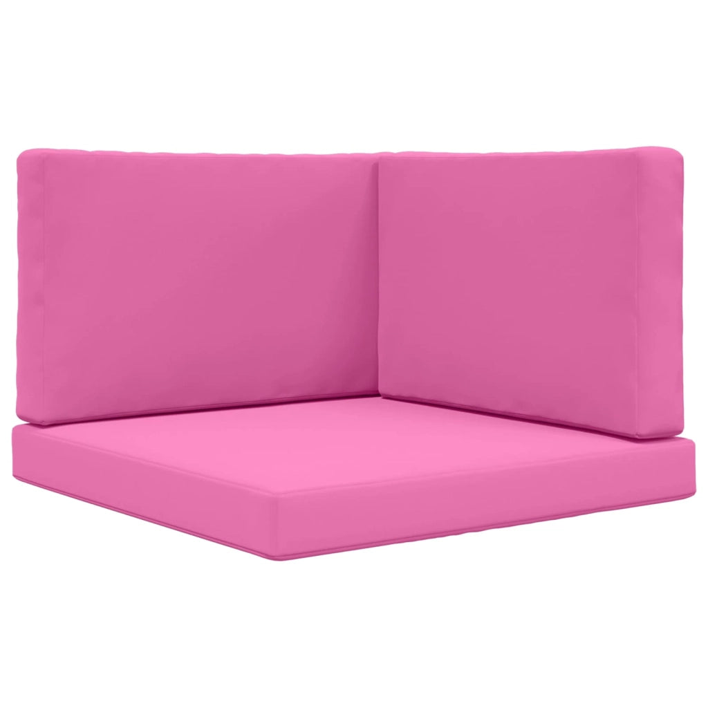 Cuscino per divano da esterno 3 pcs Rosa Poliestere 900878