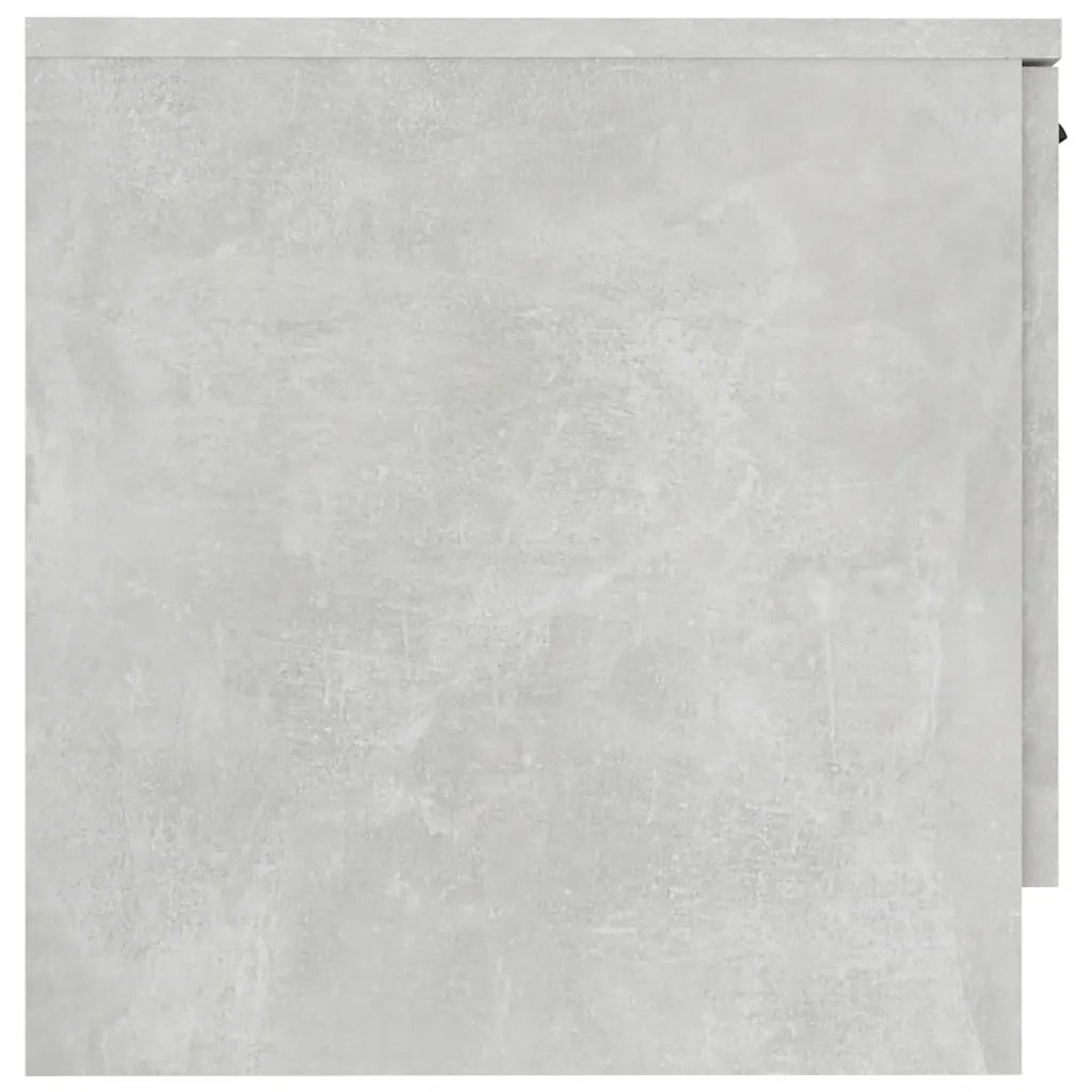 Comodini 2 pz-Set di 2 Tavolino da notte Grigio Cemento 40x39x40 cm