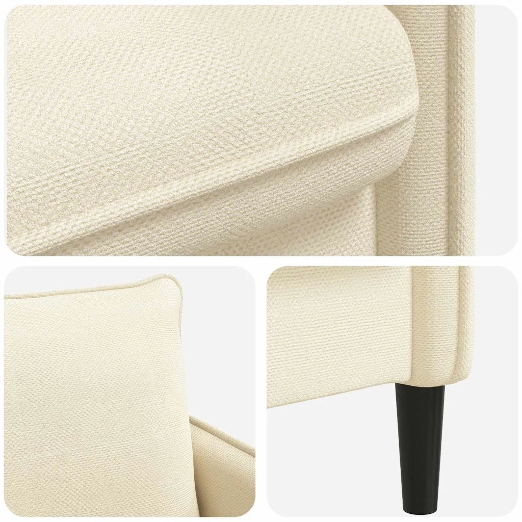 Poltrona XL Crema Velluto 42043542