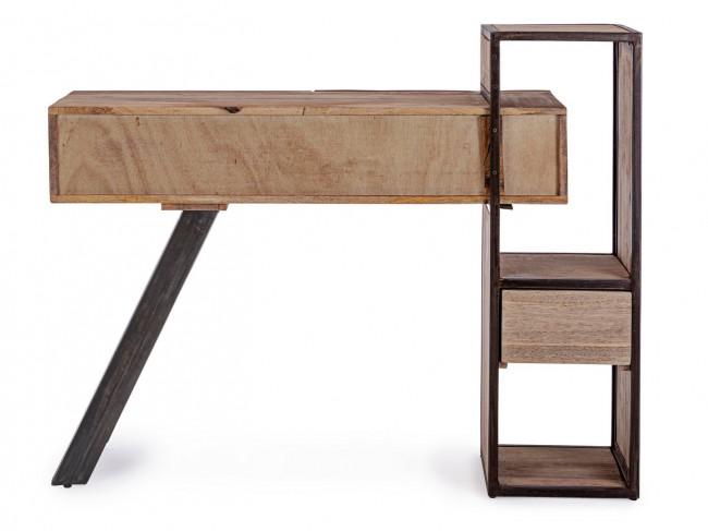 Consolle Manchester 118x35x95 cm in Acciaio e Legno