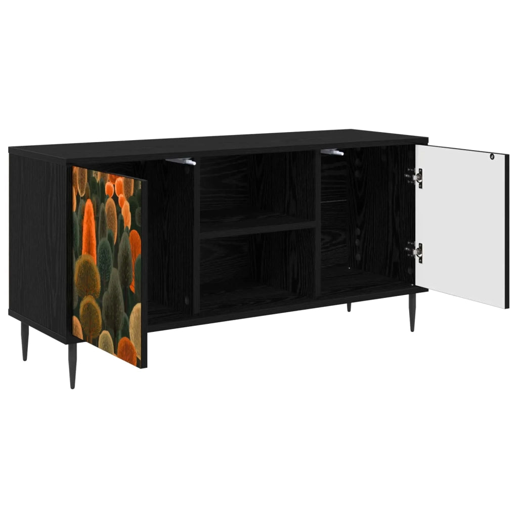 Mobile TV ZAANDAM 102 x 33 x 51 cm Rovere Nero 8007060