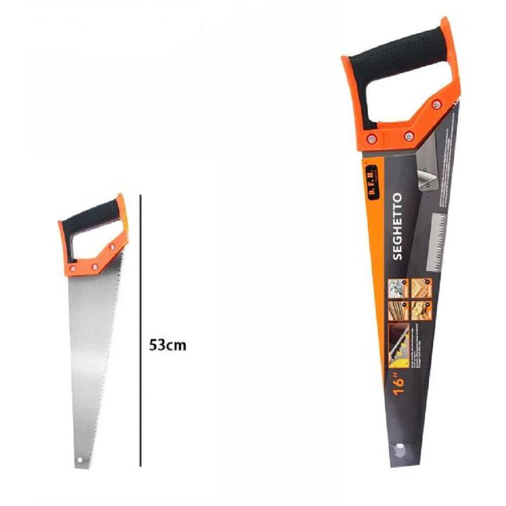 Trade Shop - Seghetto Segaccio Per Legno 16" 53 Cm Sega A Mano Taglio Lama In Acciaio 07971 -