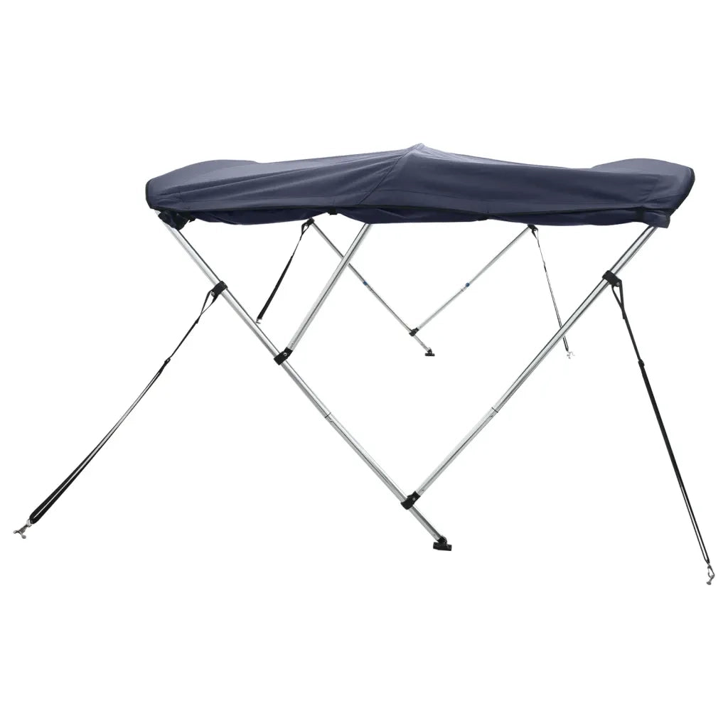 Bimini di Prua con Pareti Laterali 3 Archi 183x(137-152)x137cm