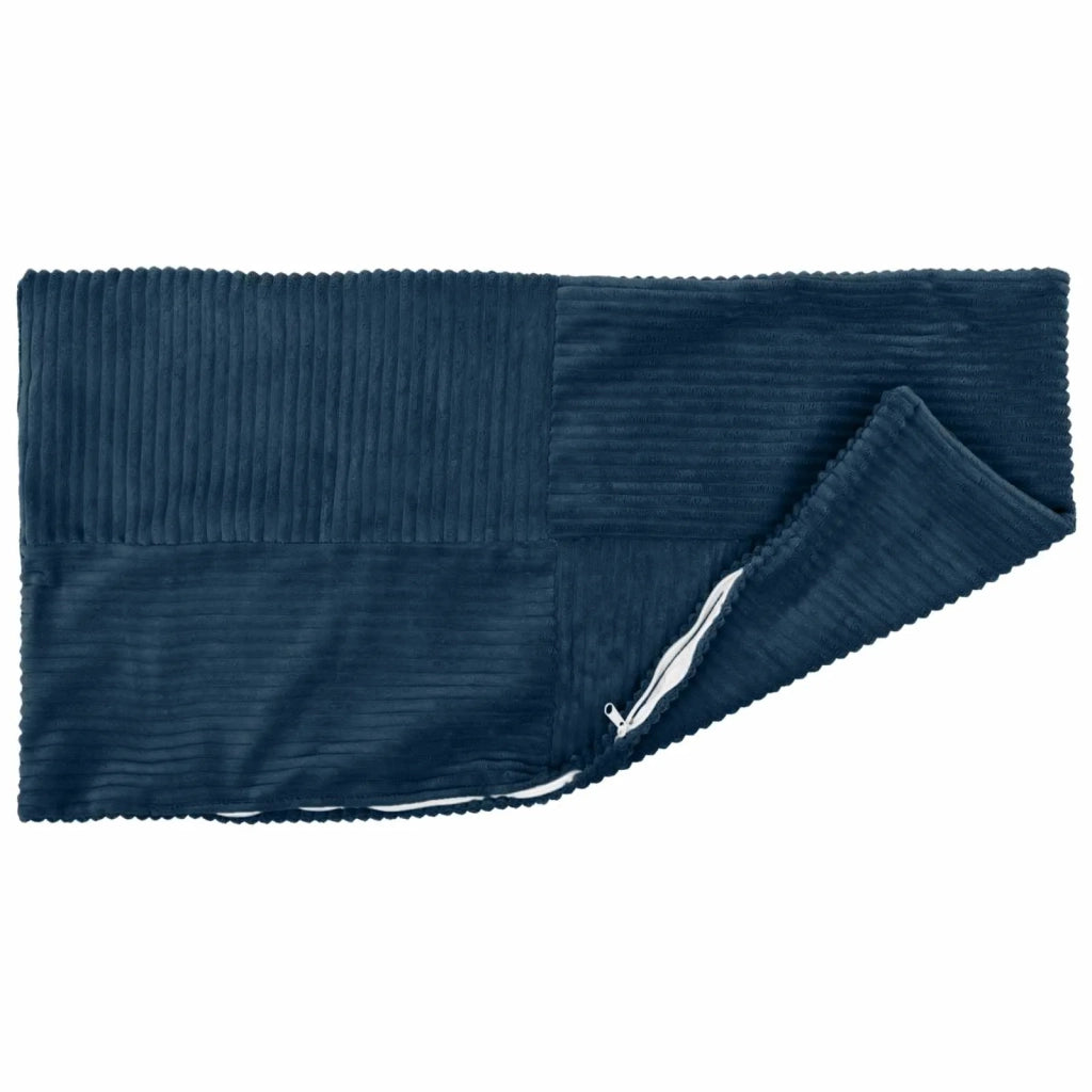 Federa 2 pcs ALMELO Blu navy 50 x 75 cm corduroy 915125