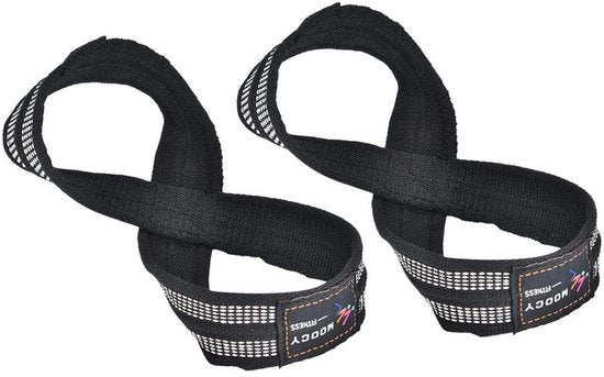 Fascia Antiscivolo per Sollevamento - Materiale Nylon - 1 Paio - Larghezza 4 cm - Lunghezza Adattabile S/M - Materiale Duraturo - Fascia di Sollevamento Antiscivolo