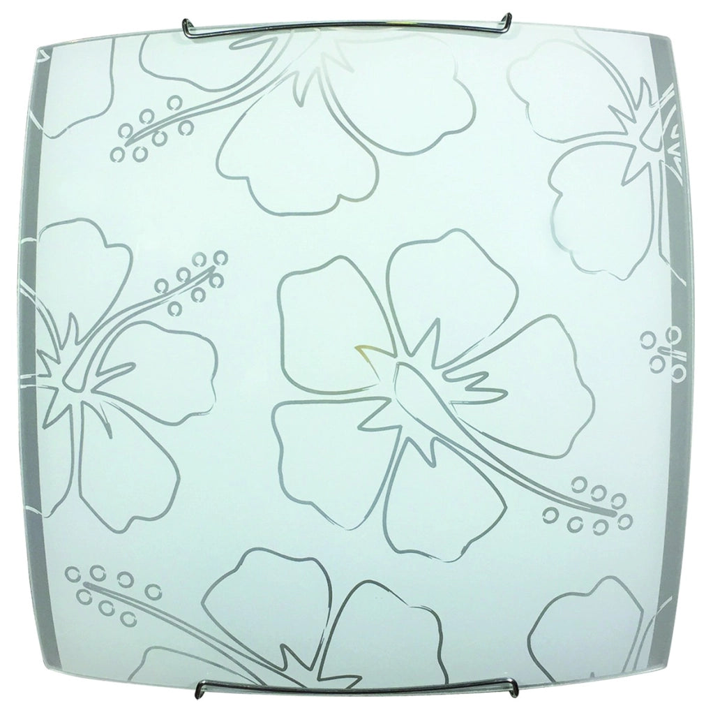 Plafoniera1Xe27 M.Bi V.Lastra Ser.Fiore Bi - E-Energy