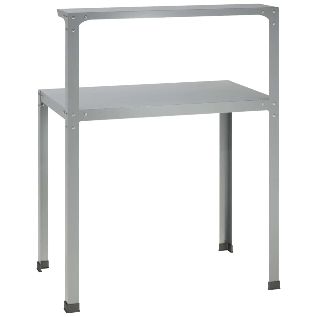 Tavolo da rinvaso 80 x 50 x 104 cm Acciaio zincato Argento 8014909