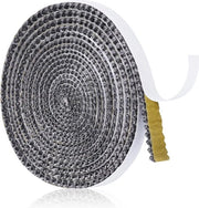 Cavo di isolamento per camino in fibra ottica - Autoadesivo - 2x15mm - 4m - Resistente al calore fino a 550°C - Nastro di sigillatura per camino - Sigillatura per porte di camino in legno - Adatto a tutte le stufe a legna, camini e stufe a legna