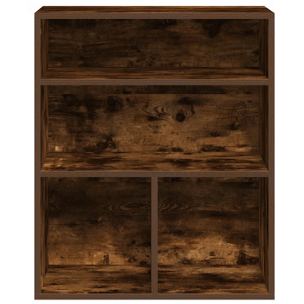 Libreria Rovere Fumo 60x30x71,5 cm in Legno Multistrato