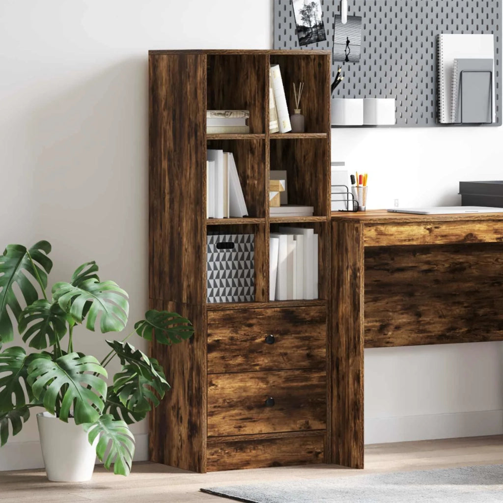 Credenza con cassetto Rovere fumé 45,5 x 34 x 127 cm 869366