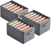 Organizzatore per abiti 3 in 1, pieghevole, spazievolutivo, 44 x 20 x 20 cm, 6 cassette, organizzazione della guardaroba per abiti da sera, camicie, pantaloni e intimo