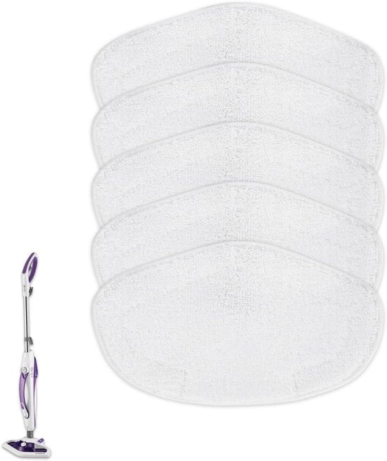 5 pezzi PAEU0332 Asciugamani riciclabili adatti per spazzola Vaporetto, Vaporforce SV440, PAEU0332 - Asciugamani per detersivo - Asciugamani per mopa da lavare - adatti per spazzola Vaporetto Vaporforce