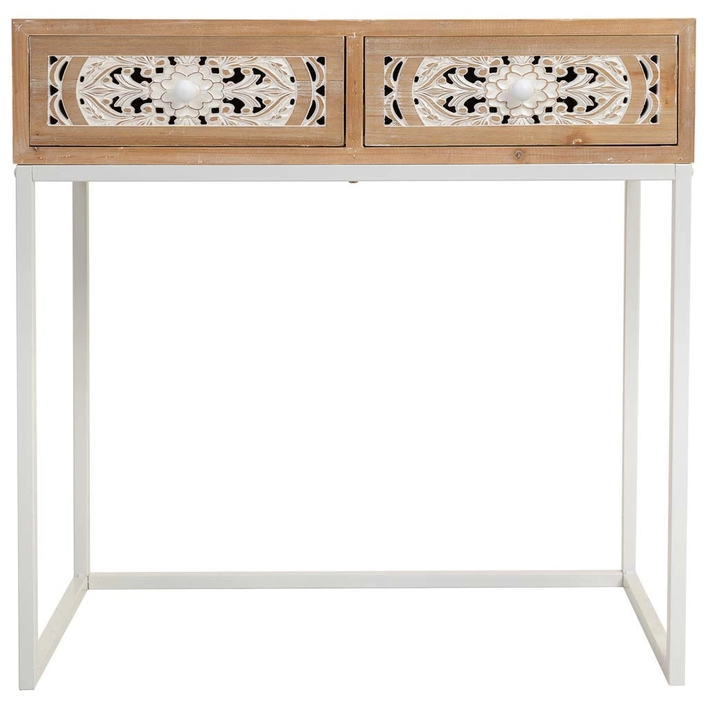 Mobile da ingresso in legno marrone 80x42x79