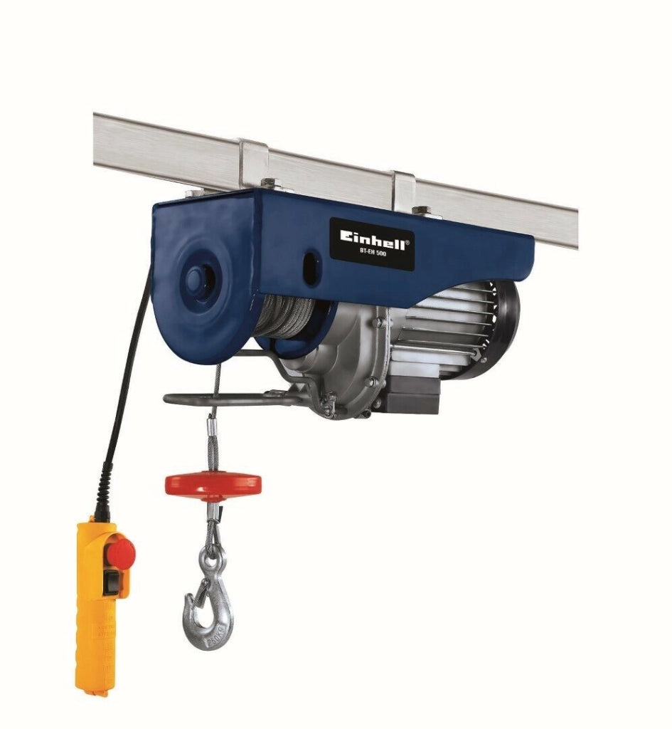 Paranco Elettrico Argano Montacarichi 500 Kg Tc-Eh 500-18 1000W - Einhell