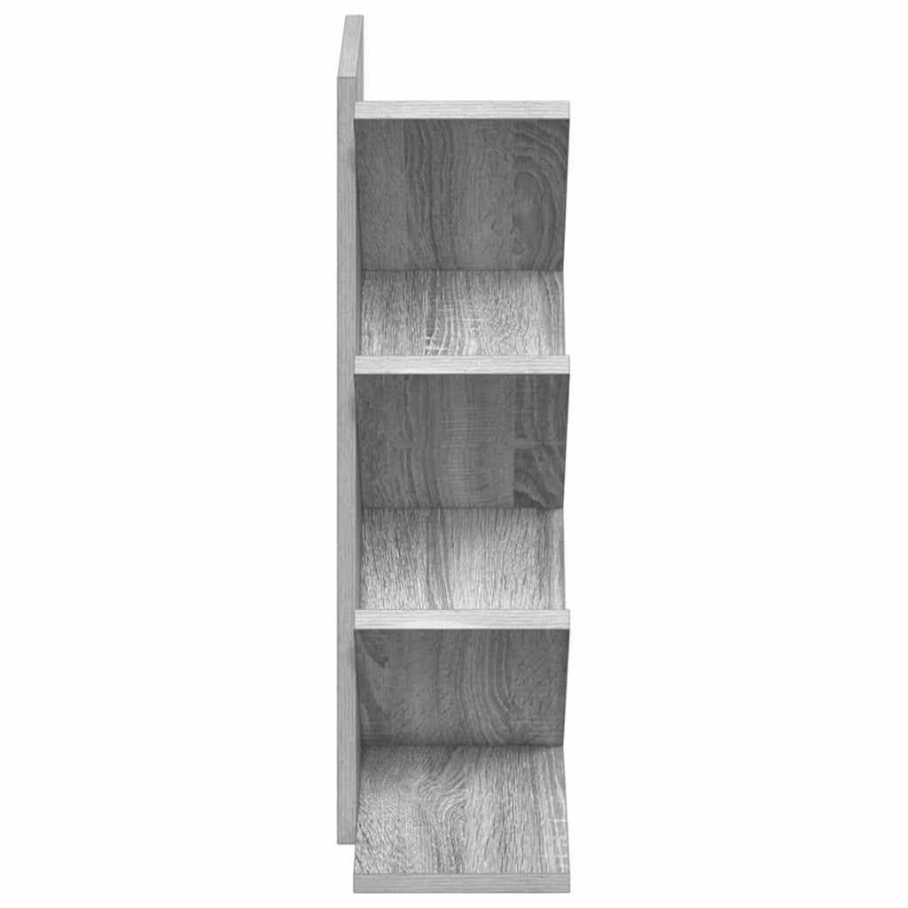 Libreria ad Albero 4 Ripiani 30 x 18 x 60 cm Sonoma grigio 8012369