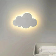 APPLIQUE LAMPADA DA PARETE PER INTERNI LUCE MURO A LED FORMA NUVOLA BIANCA 9W