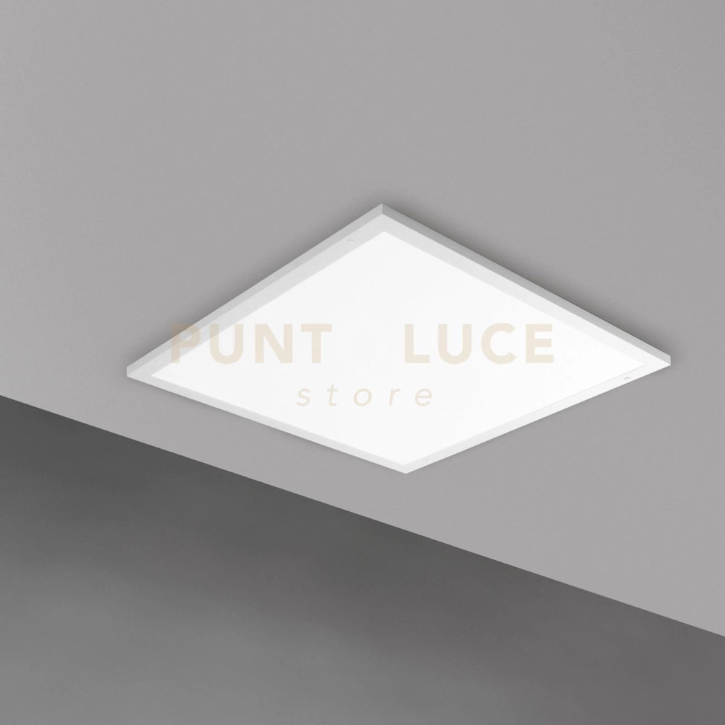 PANNELLO LED PANEL BIANCO MONTAGGIO A SOFFITTO 24W 4000LM 4000K 60X60X1,6CM