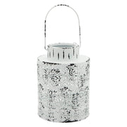 Set di 6 Lanterne Fes 18x26,5 Bianco Anticato