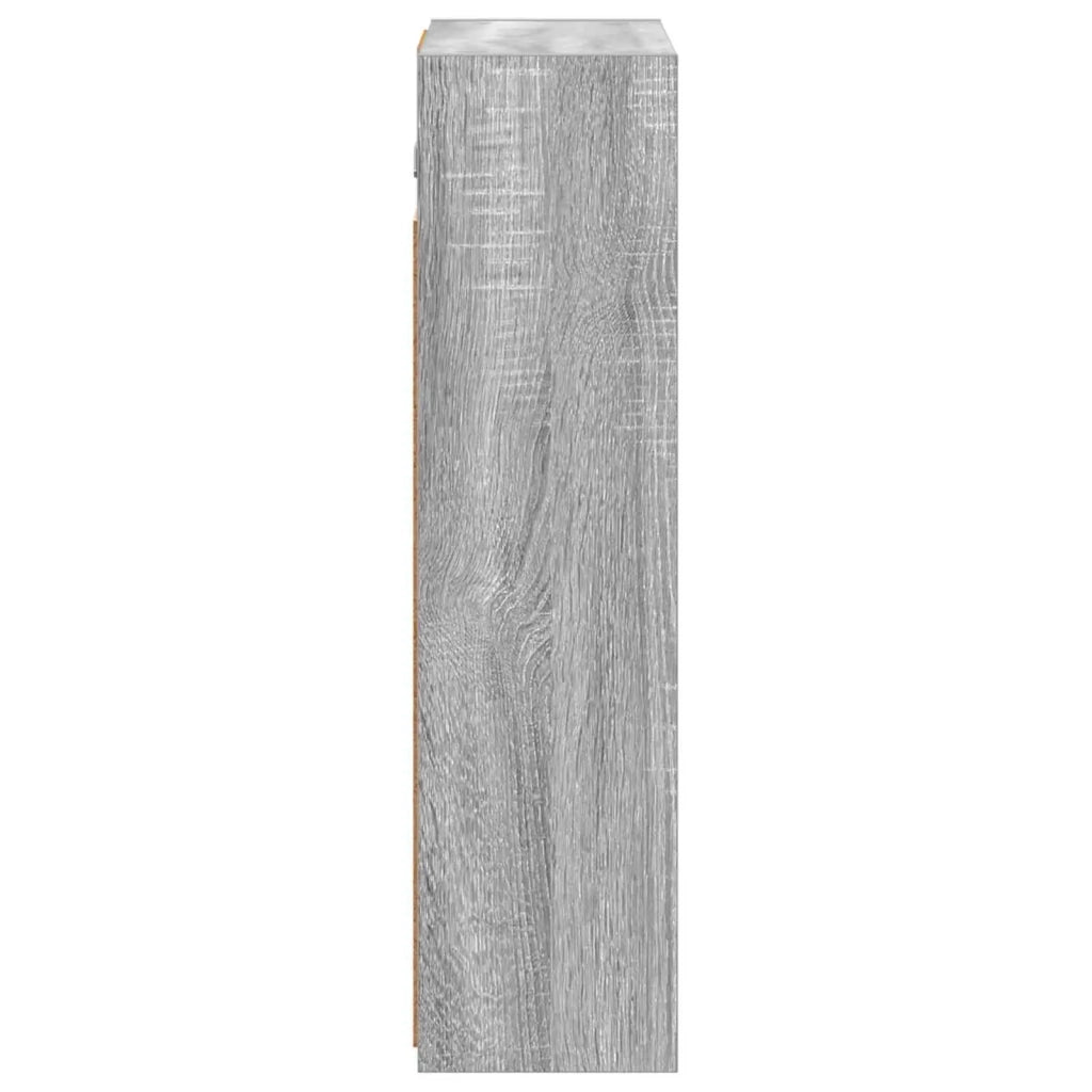 Mobiletto per specchio da bagno Grigio Sonoma 43 x 16 x 62.5 cm