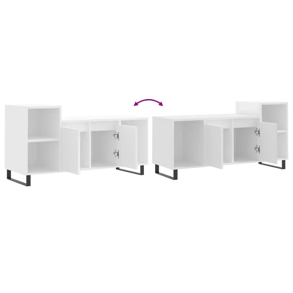 Mobile TV | Armadietto TV | Mobile Porta TV Bianco 100x35x55 cm in Legno Multistrato