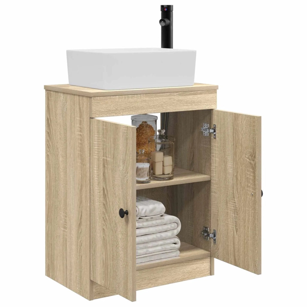 Mobile da bagno con lavabo Rovere Sonoma 54 x 35 x 83 cm