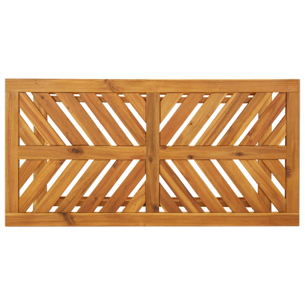 Set Lounge 5 Pezzi Giardino Legno Massello Acacia
