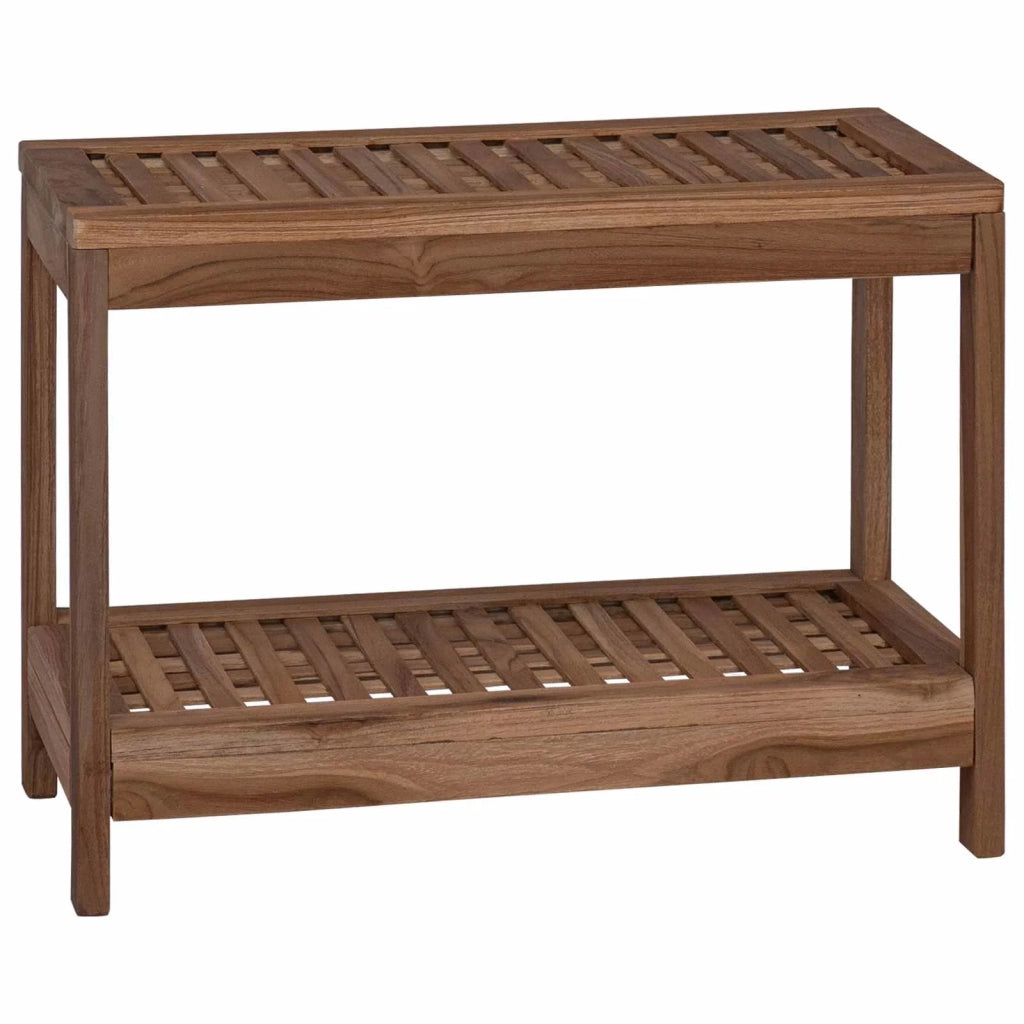Tavolo Laterale da Bagno Naturale 60 x 30 x 45 cm 42024291