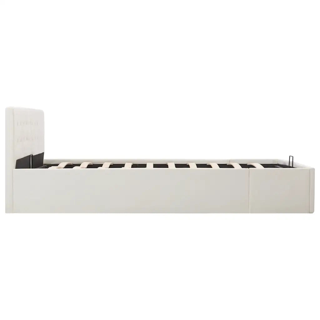 Giroletto con Contenitore Idraulico Bianco Similpelle 180x200cm cod mxl 53387