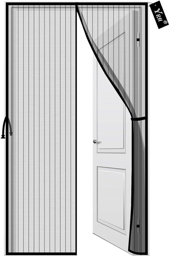 Veloce Porta Magnetico - Sostegno Laterale - Nero - 90 x 190 cm