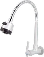 Distributore 360° Rotativo per Acqua - G1/2 Pollici - Montaggio Murale - Acciaio Inossidabile