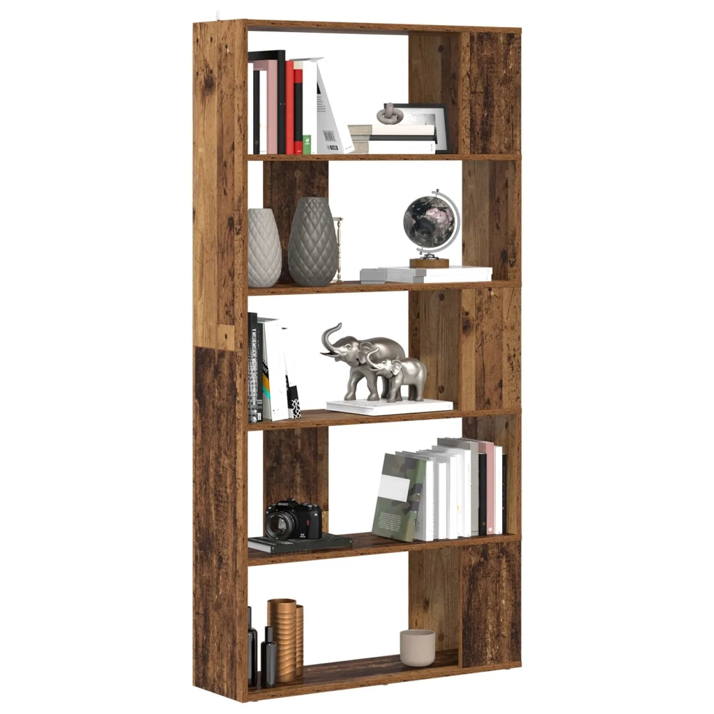 Armadio per Libri Legno vecchio 80 x 24 x 159 cm