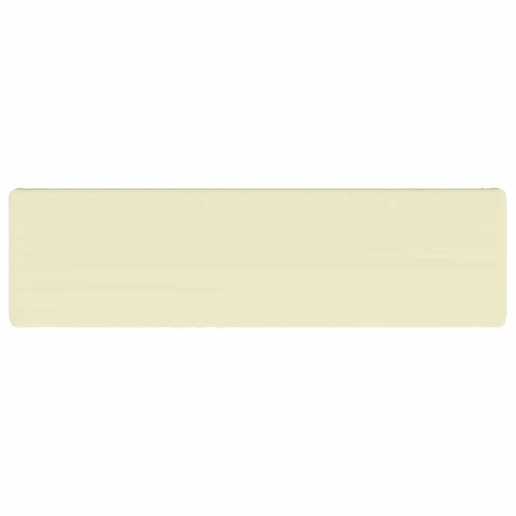 Cuscini per Panchina a 2 Pezzi VUGHT 2 pz 100% Poliestere Crema 952189