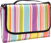 Asciugamano da Picnic 200 x 200 cm Impermeabile - Asciugamano da Campeggio con Maniglia Portatile - Isolato per Viaggi Campeggio Spiaggia Escursionismo - Colorato