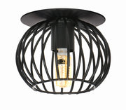 Spot soffitto Candellux SK-93 nero 1 luce G9 40W metallo