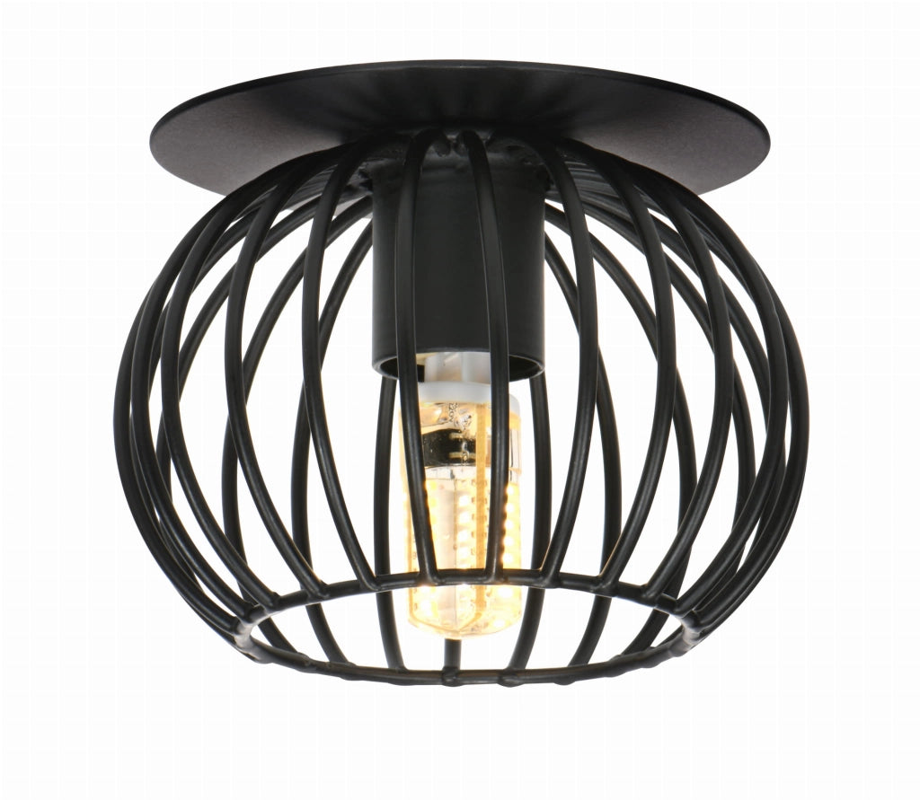 Spot soffitto Candellux SK-93 nero 1 luce G9 40W metallo