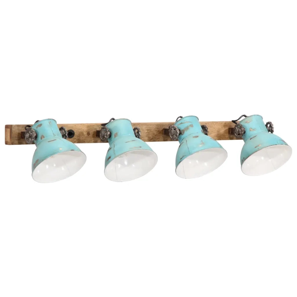 Lampada a Parete 25 W Blu Anticato 90x25 cm E27 CFW4271402