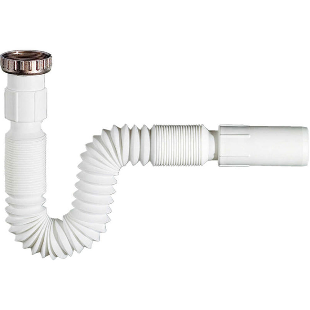 Multipack 12 pz tubi di scarico estensibili per lavelli con ghiera 1.1/2 x 40mm