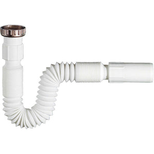 Multipack 12 pz tubi di scarico estensibili per lavelli con ghiera 1.1/2 x 40mm