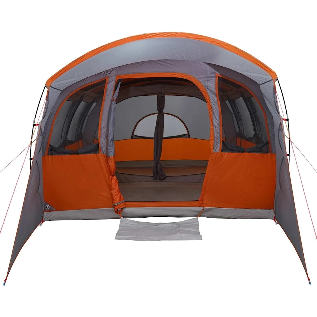 Tenda Familiare con tetto Grigio e arancione 576 x 325 x 213 cm 4100684