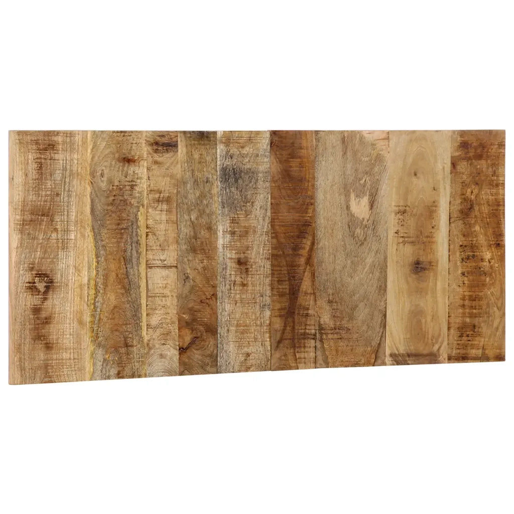 Testiera | Testata 120 cm in Legno Massello di Mango Grezzo