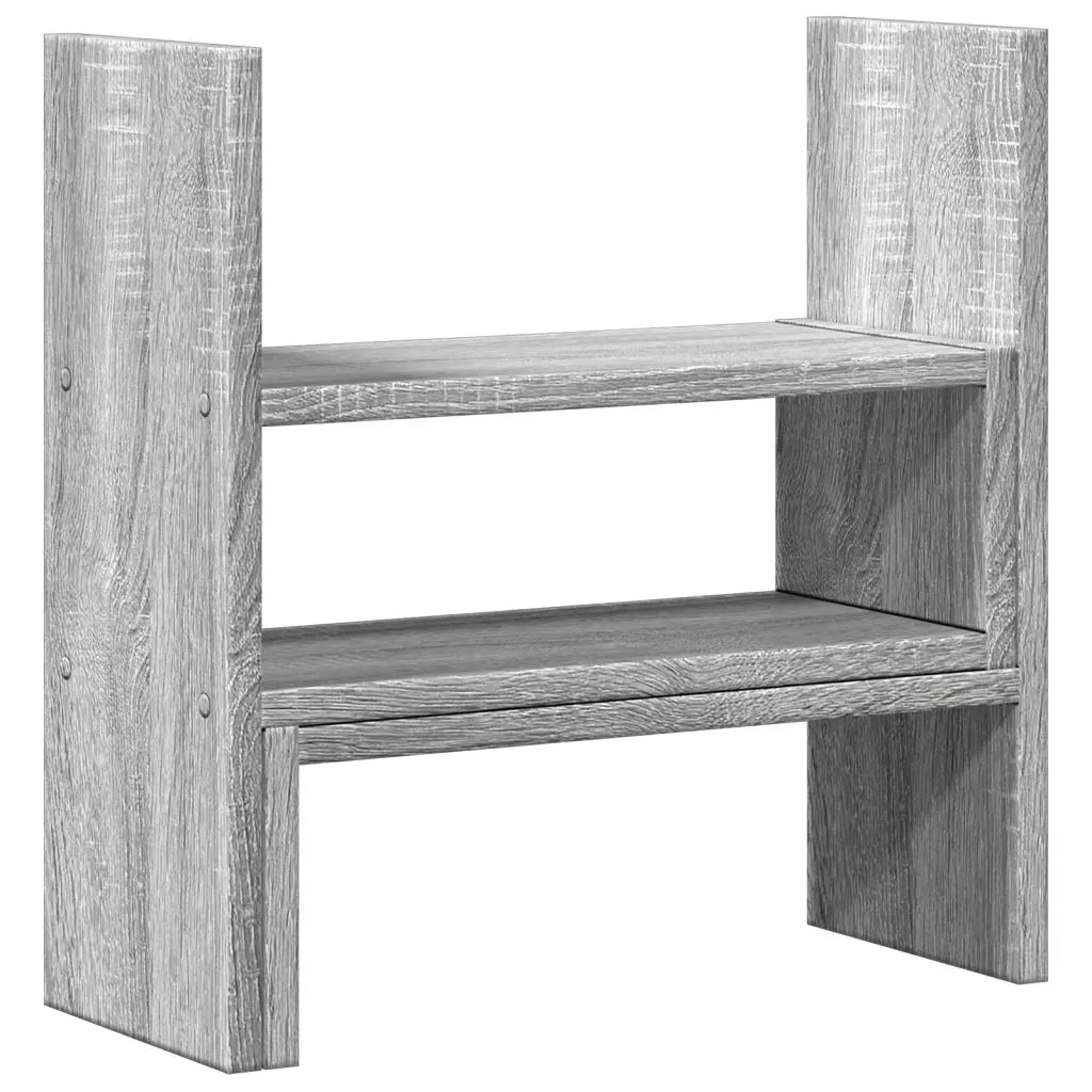 Organizer Scrivania Grigio Sonoma 40x17x41 cm in Truciolato CFW3374316