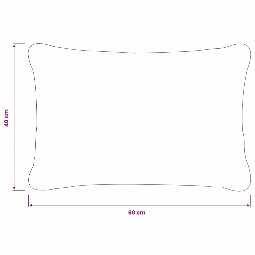 Federa 2 pcs HEERLEN Verde Scuro 40 x 60 cm Bouclé 909341