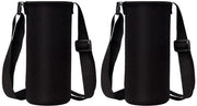 Bottiglie Isolanti Portatili a Schiuma Neoprene - 1 L - 2 Pezzi - Flessi Isolanti con Cinturino Regolabile