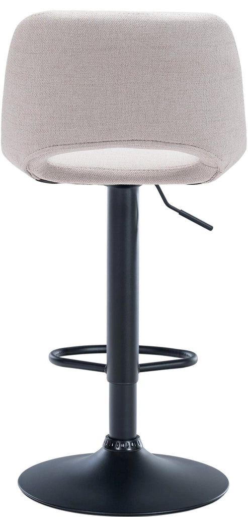 Barhocker Camden Stoff schwarz
