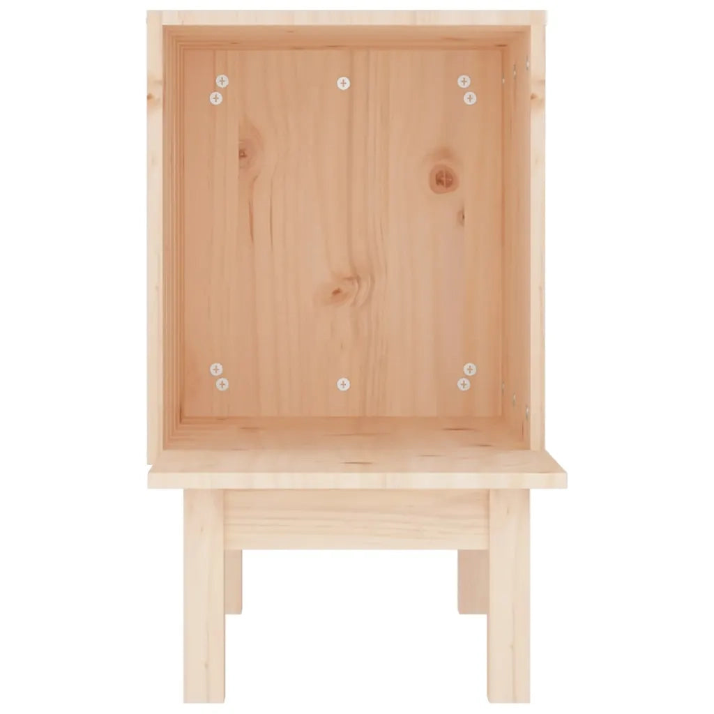 Casetta per Gatti 60x36x60 cm in Legno Massello di Pino CFW8854288