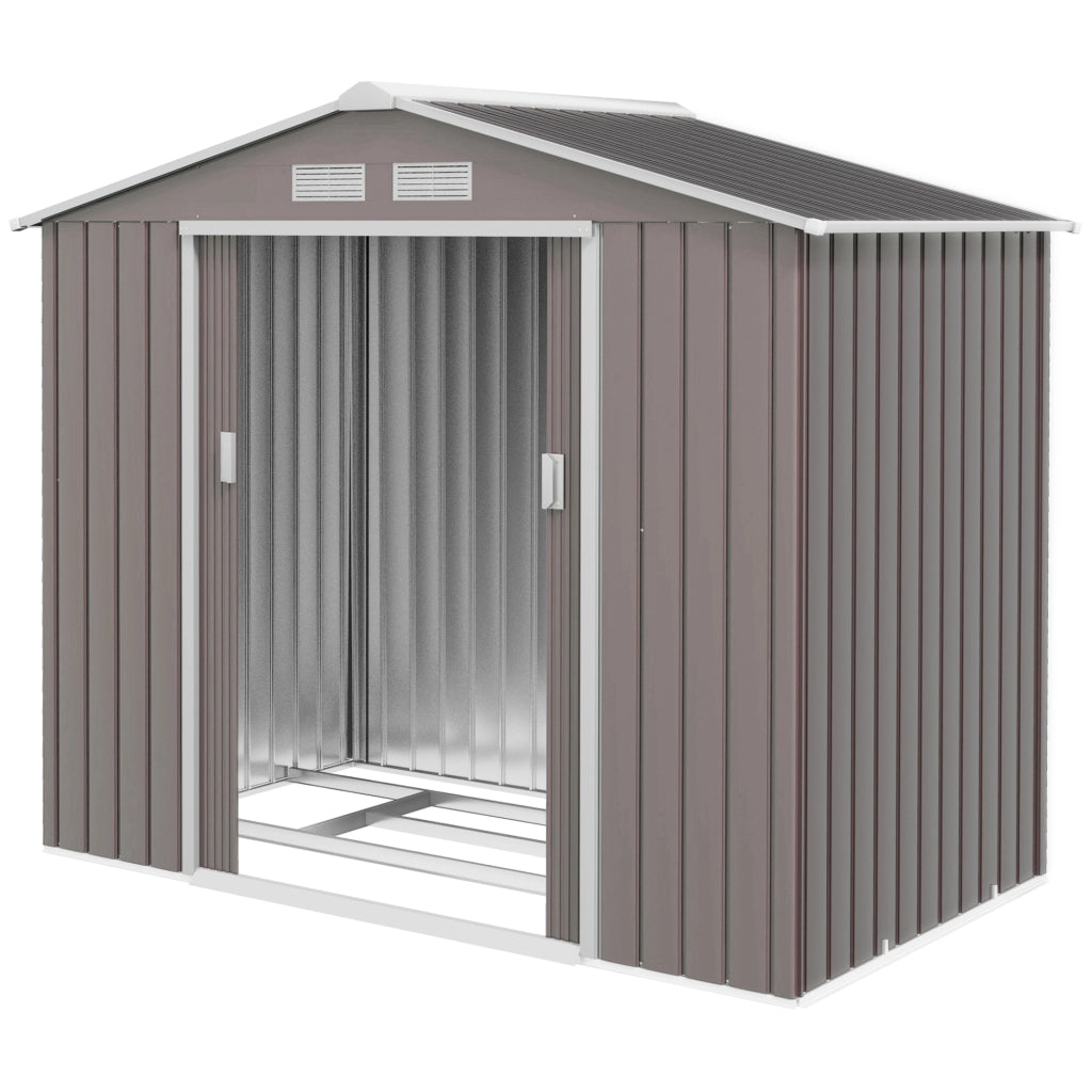 Casetta da Giardino ¨C zephmum ¨C Grigio 213x130x185 cm