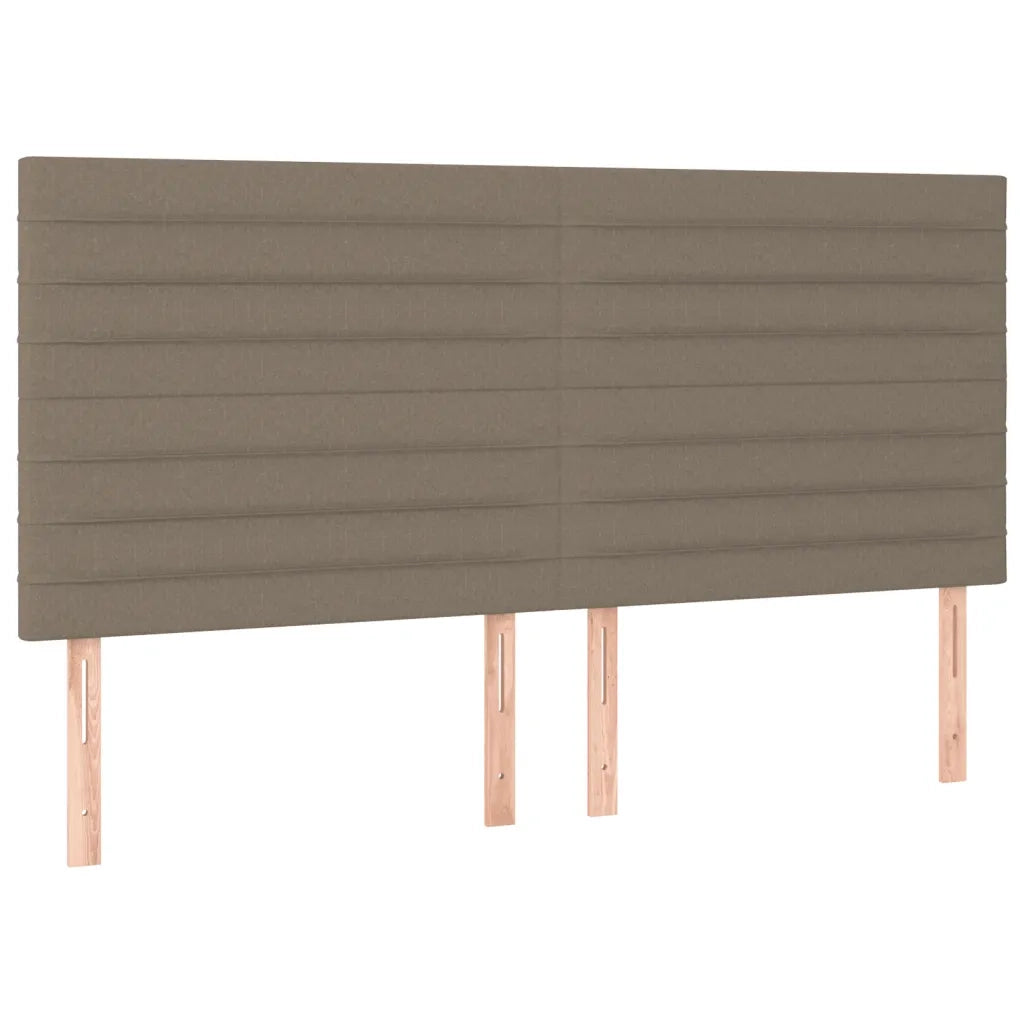Giroletto a Molle con Materasso Tortora 200x200 cm in Tessuto 3132101